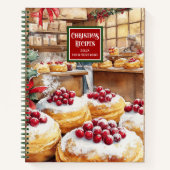 Carnet Planificateur de recettes de vacances en aquarelle (Devant)