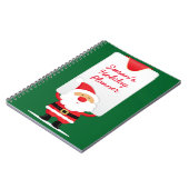 Carnet Planificateur de vacances Cute Père Noël (Côté gauche)