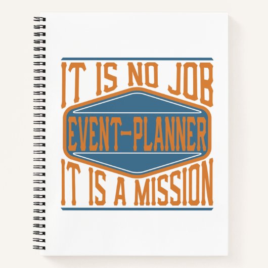 Carnet Planificateur D'Événements - Ce N'Est Pas Un Trava (Devant)
