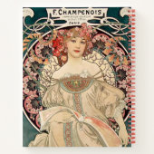 Carnet Planificateur d'illustrations Mucha vintage (Dos)