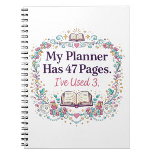 Carnet Planificateur drôle addict TDAH Humour neurodiverg