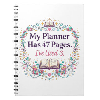 Carnet Planificateur drôle addict TDAH Humour neurodiverg