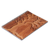 Carnet Planificateur en bois découpé (Côté gauche)