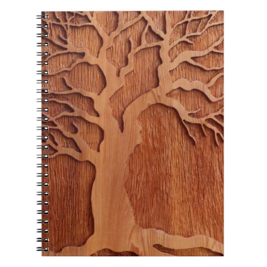Carnet Planificateur en bois découpé (Devant)