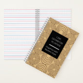 Carnet Planificateur géométrique chic (À l'intérieur)