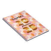 Carnet Planificateur personnalisé 2025 aux couleurs paste (Côté Droit)