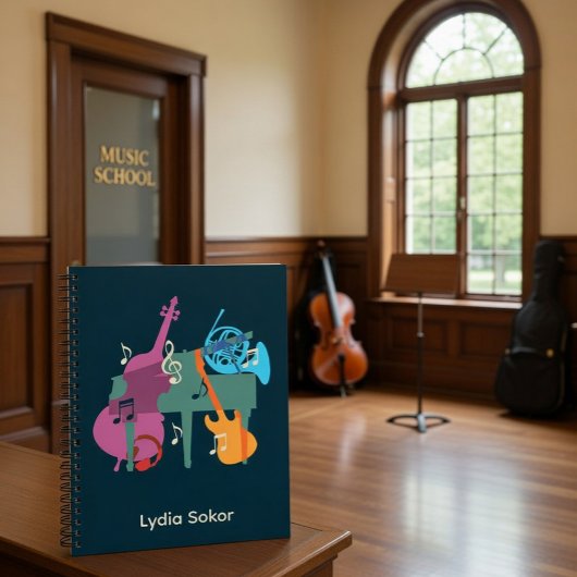 Carnet Planificateur Personnalisé À Thème Musique