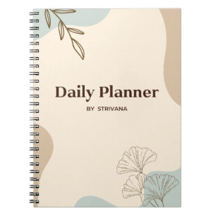 Carnet Planificateur quotidien par STRIVANA