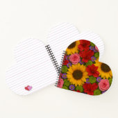 Carnet Planificateur tournesol et Rose (Intérieur)