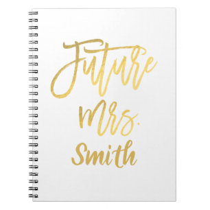 Carnet Planification de mariage moderne Script Future Mrs
