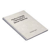 Carnet Planification de thérapie consciente pour un aveni (Côté Droit)