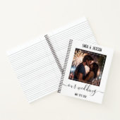 Carnet Planification des Mariages photo en noir et blanc (Intérieur)