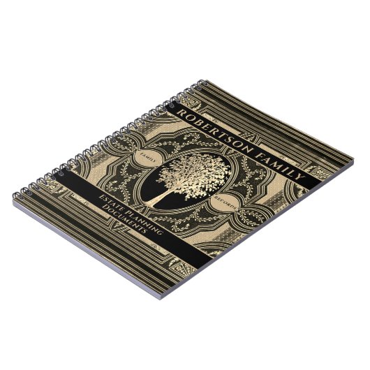 Carnet Planification immobilière familiale avec Gold Tree (Côté gauche)