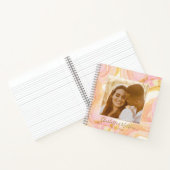 Carnet Planification personnalisée du Mariage photo rose  (Intérieur)