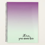 Carnet Planner Ombre Violet Personnalisé<br><div class="desc">Carnet Planner Ombre Violet Personnalisé</div>