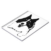 Carnet Plans à côté d'un Corgi (Côté gauche)