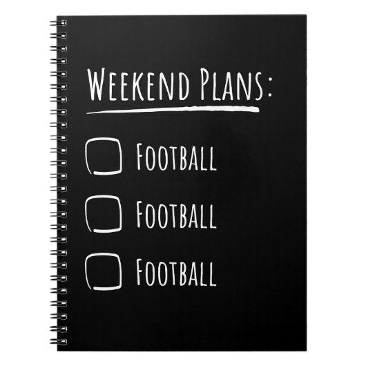 Carnet Plans de week-end Football (Devant)