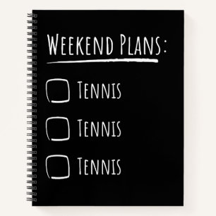 Carnet Plans de week-end Tennis