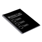 Carnet Plans de week-end Tennis (Côté Droit)