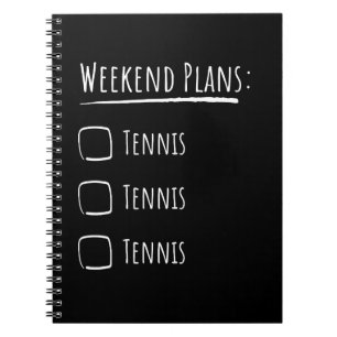 Carnet Plans de week-end Tennis