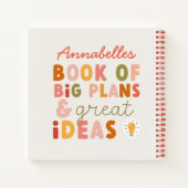 Carnet Plans et idées de typographie moderne en gras et e (Dos)