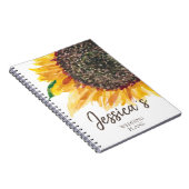 Carnet Plans mariages Jaune Brown Tournesol Blanc (Côté Droit)