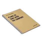 Carnet Plans pour reprendre une citation amusante (Côté Droit)