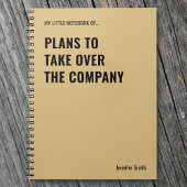 Carnet Plans pour reprendre une citation amusante