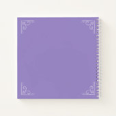 Carnet Plans pour World Domination Notebook (violet) (Dos)