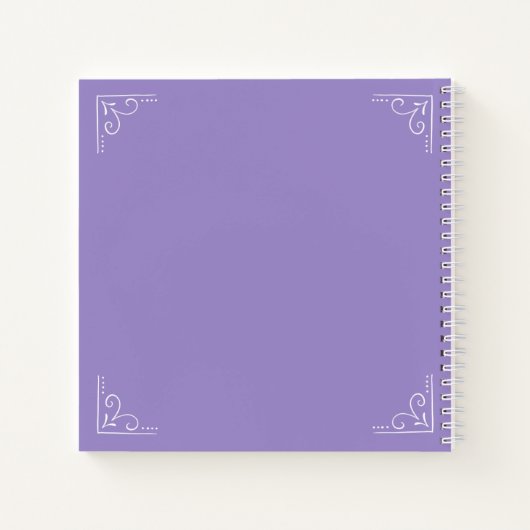 Carnet Plans pour World Domination Notebook (violet) (Dos)
