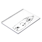 Carnet Plans sous un ciel doré (Côté gauche)