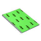 Carnet Plante Cactus sur vert clair (Côté Droit)