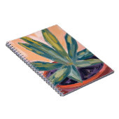 Carnet Plante de maison en pot botanique moderne aquarell (Côté Droit)