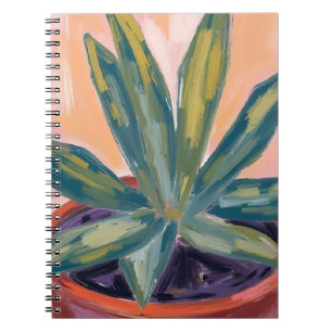 Carnet Plante de maison en pot botanique moderne aquarell