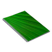 Carnet Plante feuille arrière - plan vert (Côté Droit)