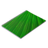 Carnet Plante feuille arrière - plan vert (Côté gauche)