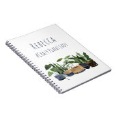 Carnet Plante fou Lady Pot Plante |Carnet Jardin de Cactu (Côté Droit)