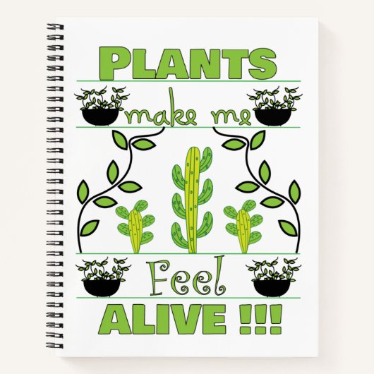 Carnet Plante Lover (Devant)