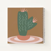 Carnet Plante moderne Cactus rappel de la pointe (Dos)