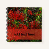 Carnet Plante rouge de Firebush (Devant)