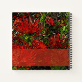 Carnet Plante rouge de Firebush (Dos)