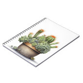 Carnet Plantes de cactus en pot (Côté gauche)