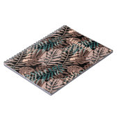 Carnet Plantes tropicaux, jungle, tropiques, beige, feuil (Côté gauche)