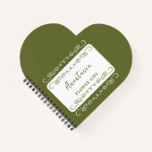 Carnet Plaque de Doodle Whimsical N'Importe Quelle Fille  (Devant)