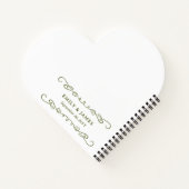 Carnet Plaque de Doodle Whimsical N'Importe Quelle Fille  (Dos)