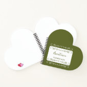 Carnet Plaque de Doodle Whimsical N'Importe Quelle Fille  (Intérieur)