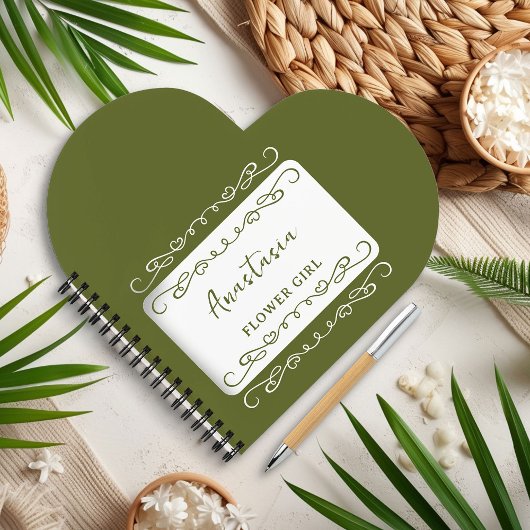 Carnet Plaque de Doodle Whimsical N'Importe Quelle Fille 