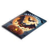 Carnet Plaque de note d'Halloween en spirale (Côté gauche)