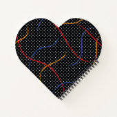 Carnet Plaque et points de peinture rétro (Dos)