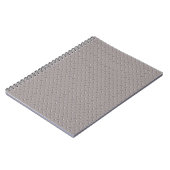 Carnet plaque métallique de texture Arrière - plan (Côté gauche)